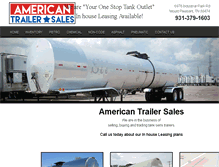 Tablet Screenshot of americantrailersales.com